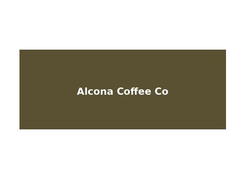 Alcona Coffee Co — Harrisville