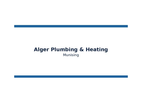 Alger Plumbing & Heating — Munising