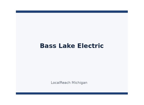 Bass Lake Electric — Commerce Township