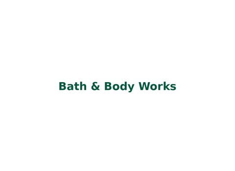 Bath & Body Works — Partridge Creek