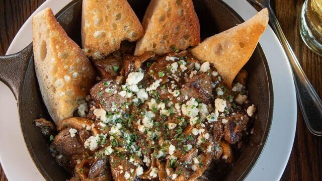 Steak bites served at Benstein Grille