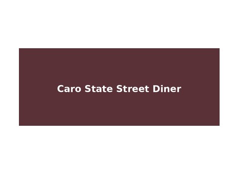 Caro State Street Diner — Caro