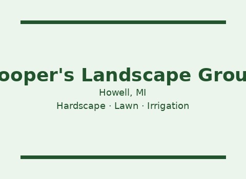 Cooper's Landscape Group — Howell