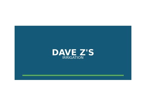 Dave Z's Irrigation Co. — Dearborn Heights