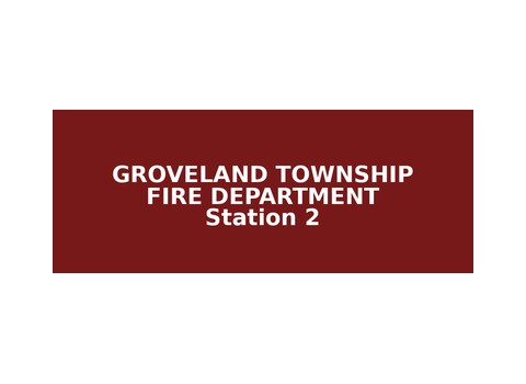 Groveland Township Fire Department — Station 2