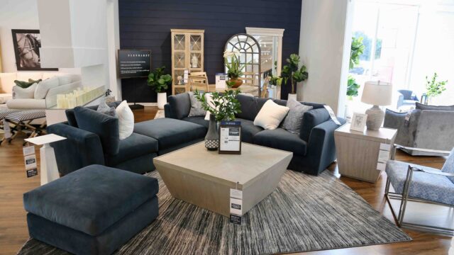 Furniture showroom at Gardner White on Novi Road