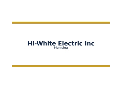 Hi-White Electric Inc — Munising