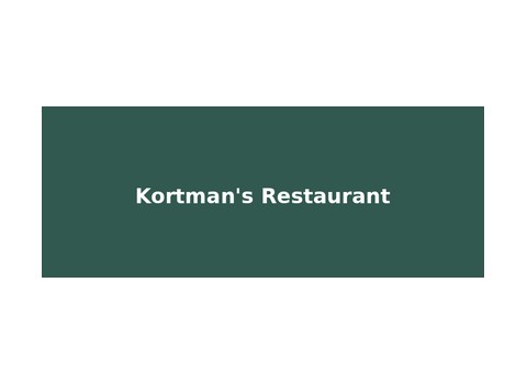 Kortman's Restaurant — Rogers City