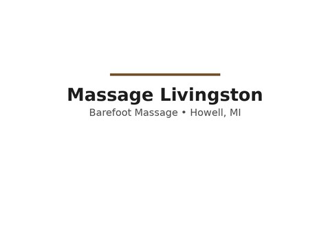 Massage Livingston — Howell
