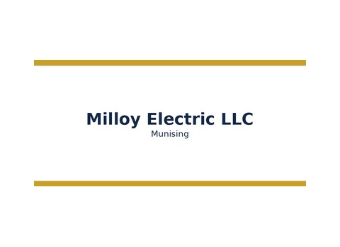 Milloy Electric LLC — Munising