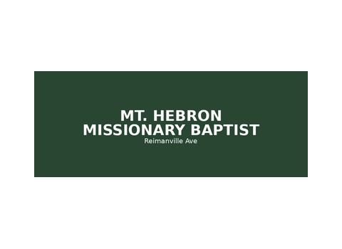 Mt. Hebron Missionary Baptist Church — Royal Oak Township