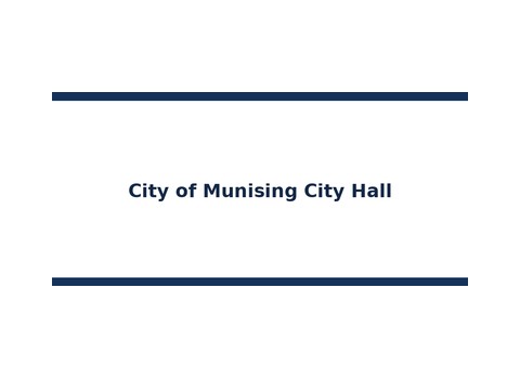 City of Munising City Hall