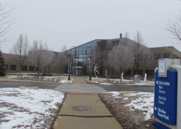 Novi Civic Center on Ten Mile Road in Novi, Michigan