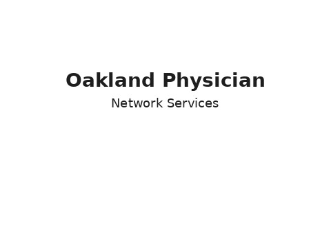 Oakland Physician Network Services — Sylvan Lake