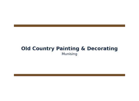Old Country Painting & Decorating — Munising