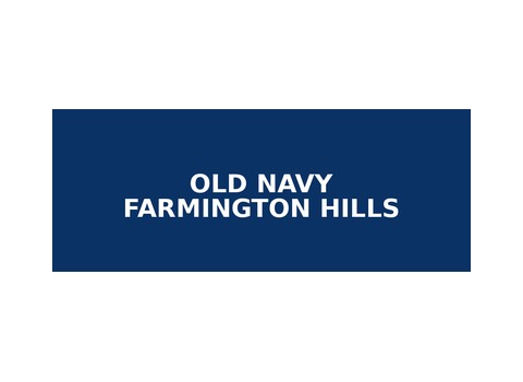 Old Navy — Farmington Hills