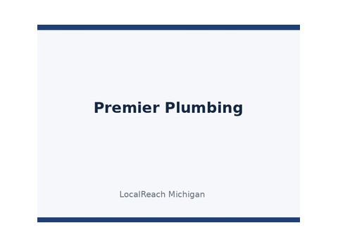 Premier Plumbing — Birmingham