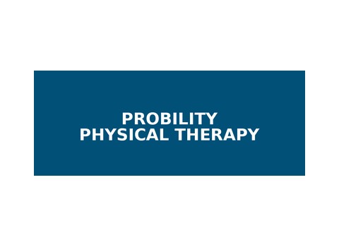 Trinity Health Probility Physical Therapy — Howell