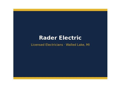 Rader Electric — Walled Lake