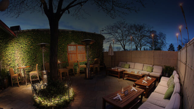 Patio shown on Mon Jin Lau’s official website