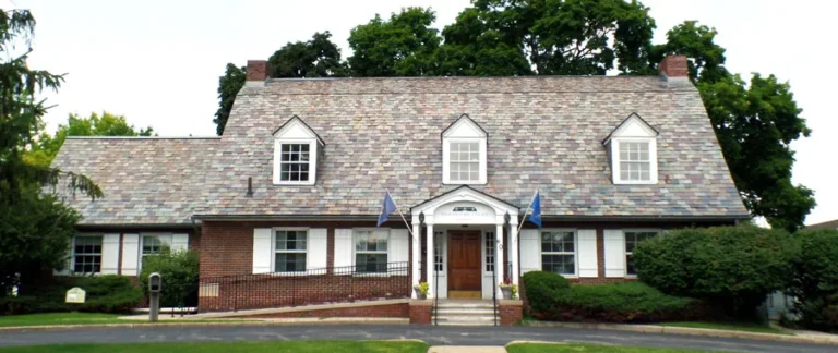 Main building at Troy Historic Village